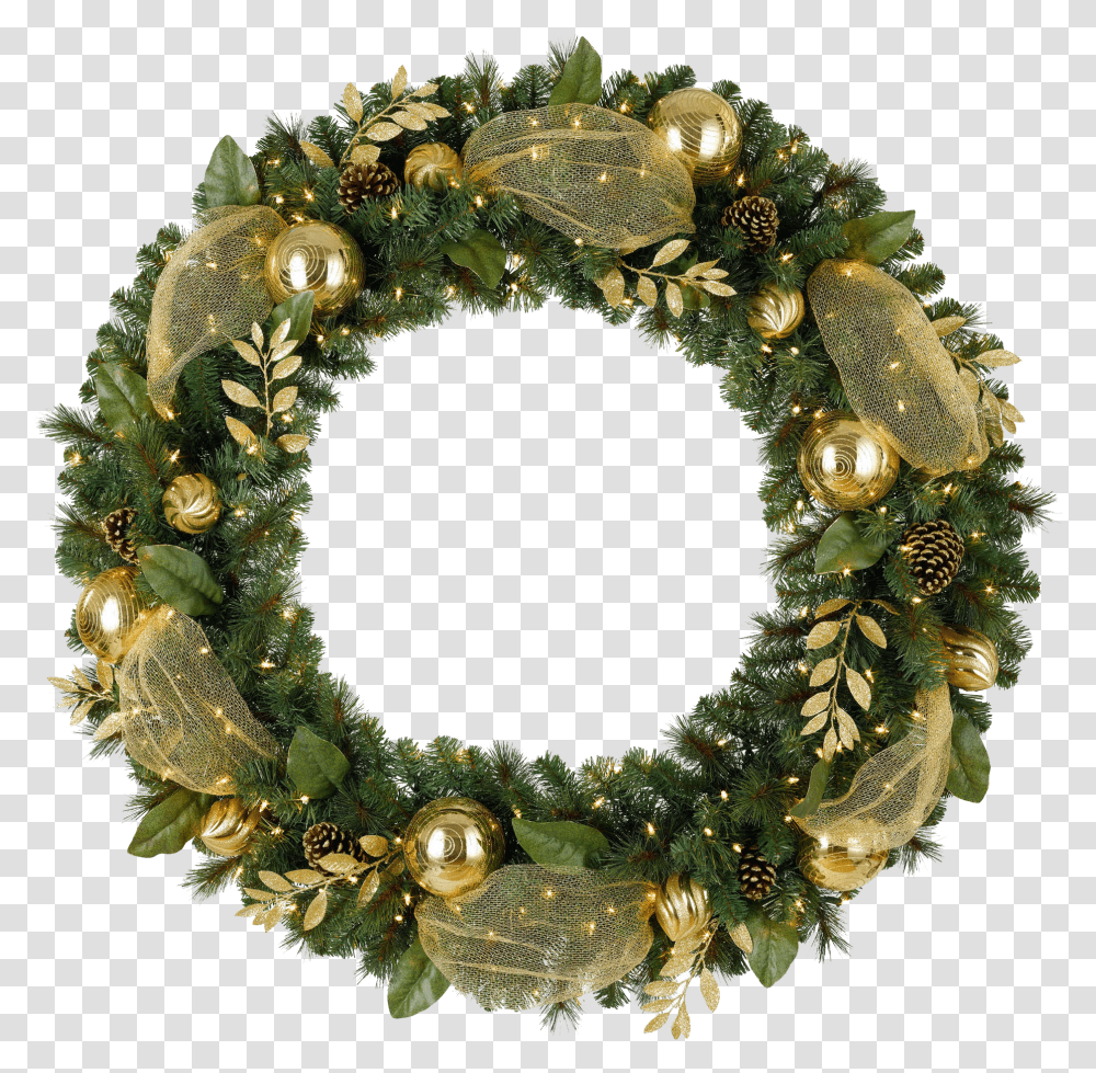 Christmas Wreath Background Transparent Png
