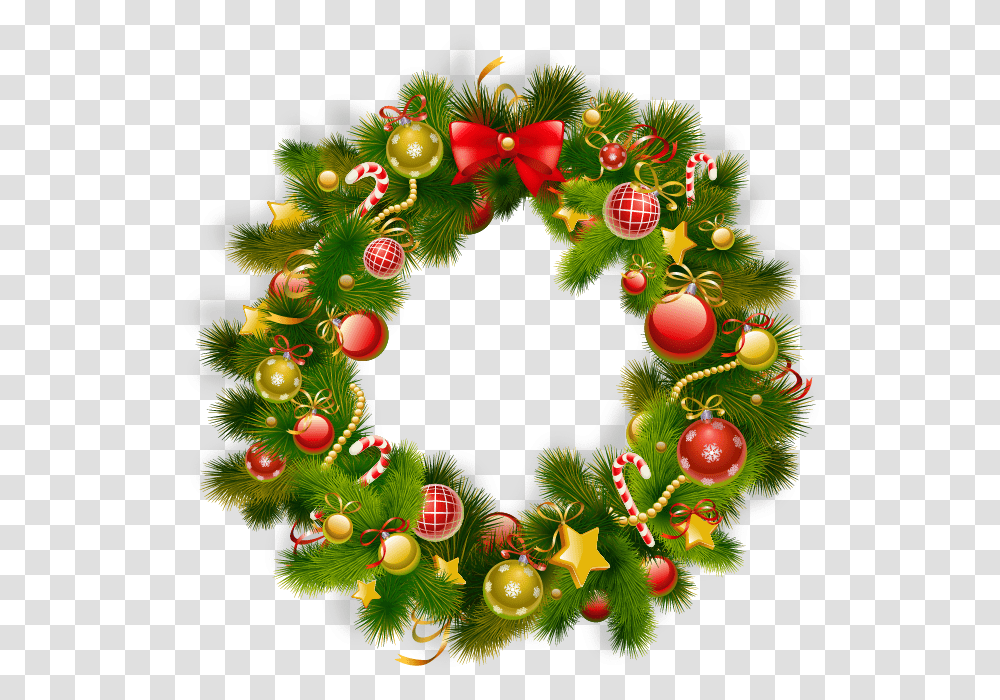 Christmas Wreath, Christmas Tree, Ornament, Plant Transparent Png