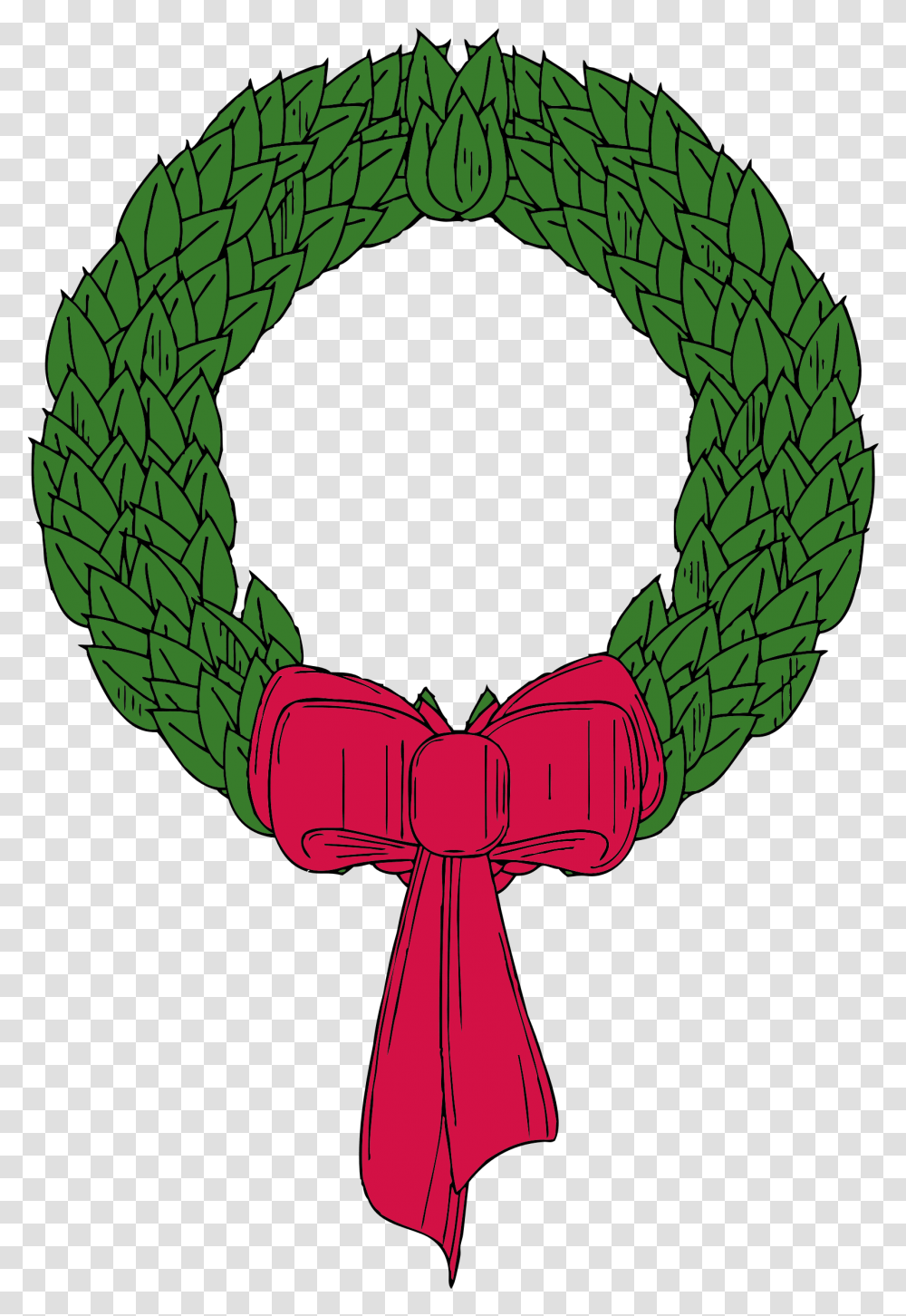 Christmas Wreath Christmas Wreath, Tie, Accessories, Accessory, Necktie Transparent Png