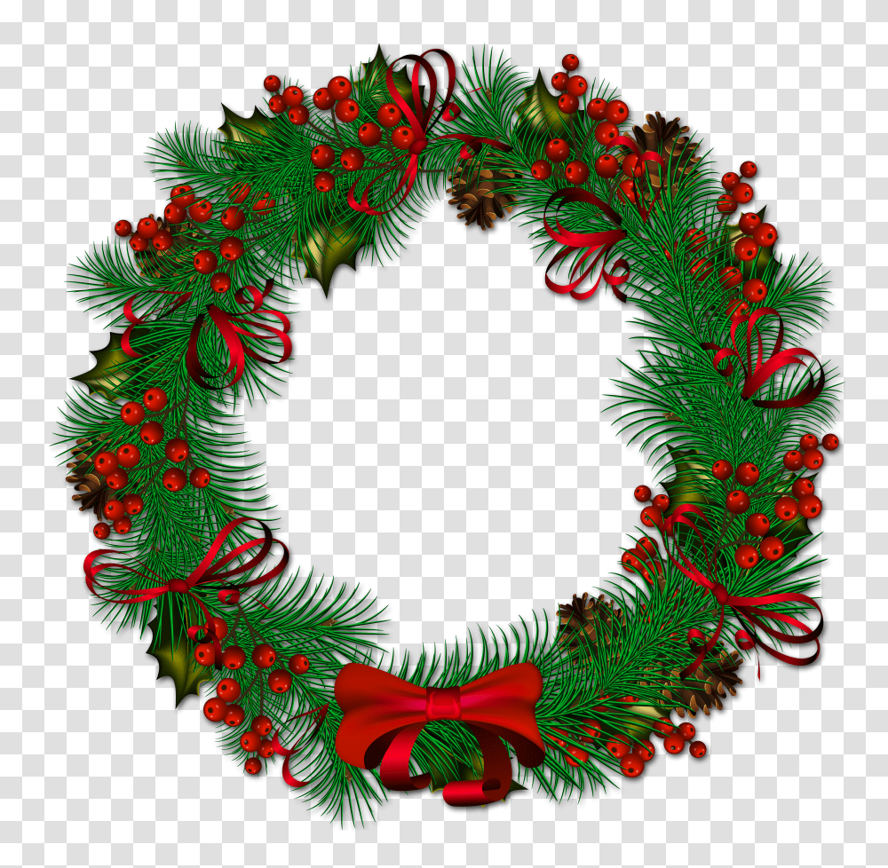 Christmas Wreath Clipart Transparent Png