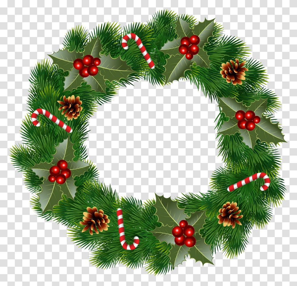 Christmas Wreath Clipart Transparent Png