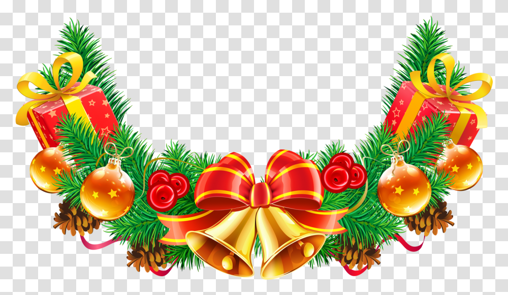 Christmas Wreath Clipart Winter Christmas Christmas Christmas Decor Clip Art, Graphics, Ornament, Pattern, Floral Design Transparent Png