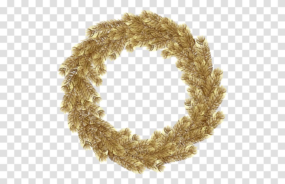 Christmas Wreath, Holiday, Rug, Gold Transparent Png