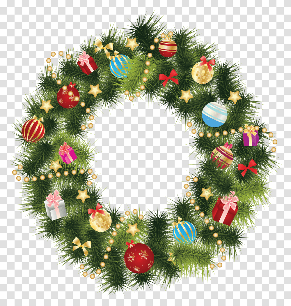 Christmas Wreath, Holiday Transparent Png