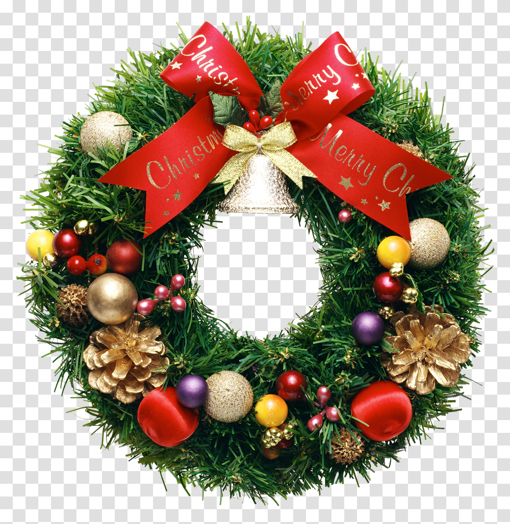 Christmas Wreath, Holiday Transparent Png