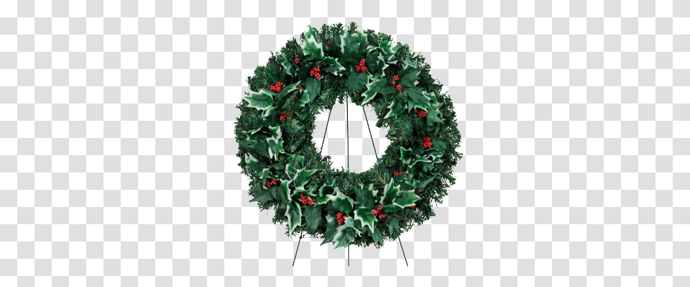 Christmas Wreath New Cathedral Cemetery, Plant, Vegetable, Food, Bush Transparent Png
