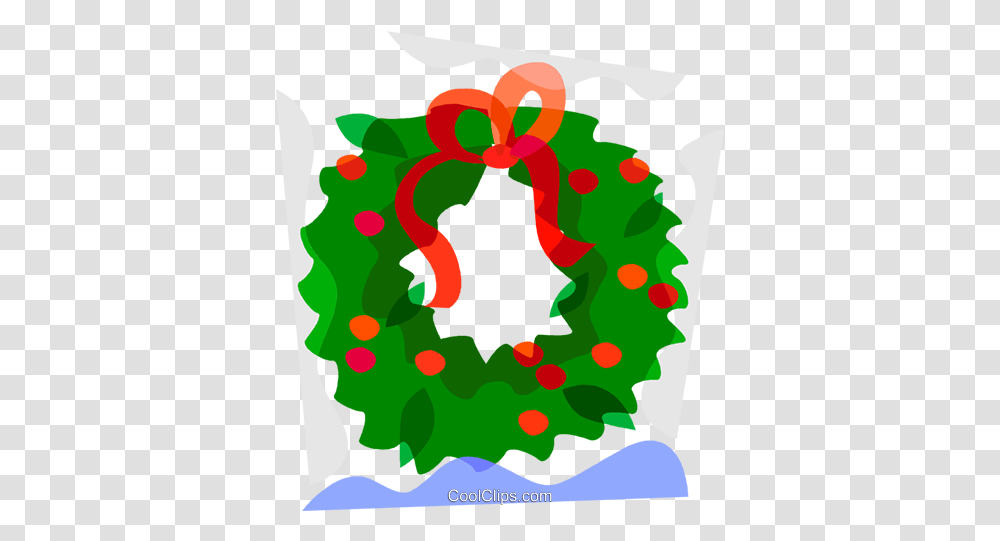 Christmas Wreath Royalty Free Vector Vertical, Graphics, Art, Number, Symbol Transparent Png