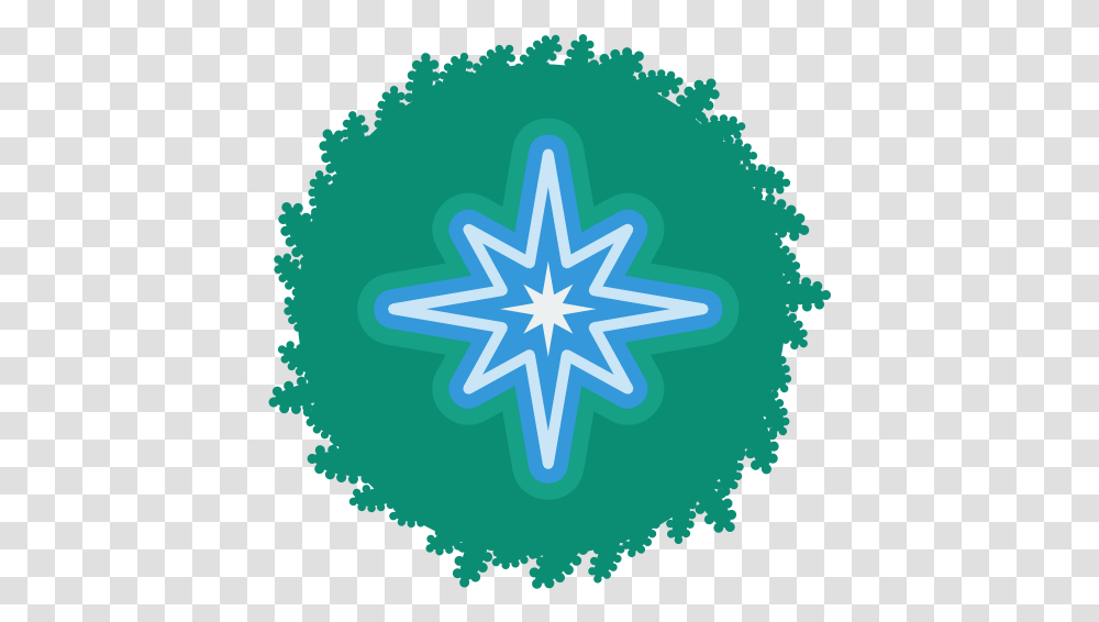 Christmas Wreath Star Icon Clipart Image Iconbugcom Hvzda Na Vrchol Stromu, Symbol, Star Symbol, Snowflake, Poster Transparent Png
