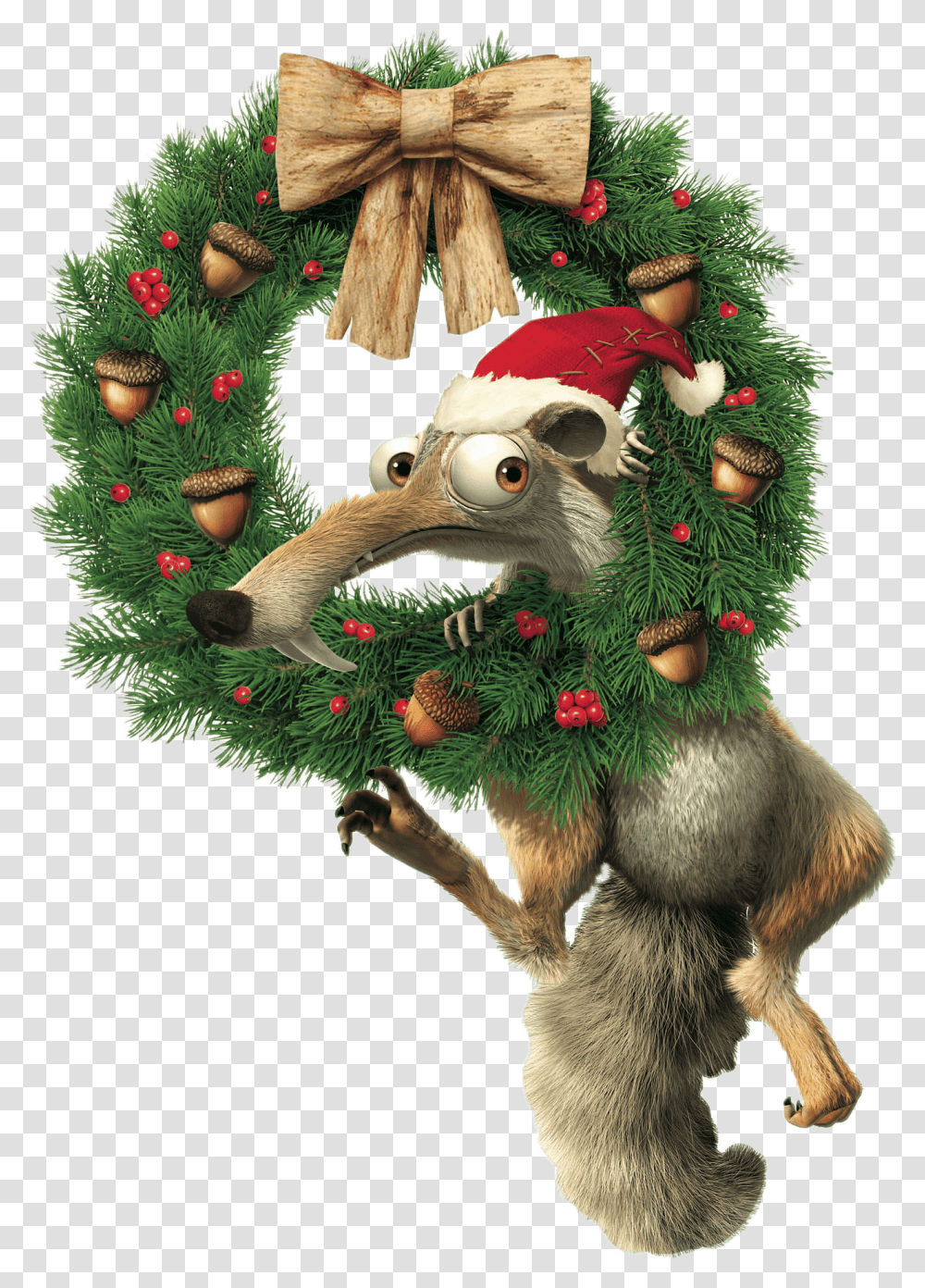 Christmas Wreath, Tree, Plant, Bird, Animal Transparent Png