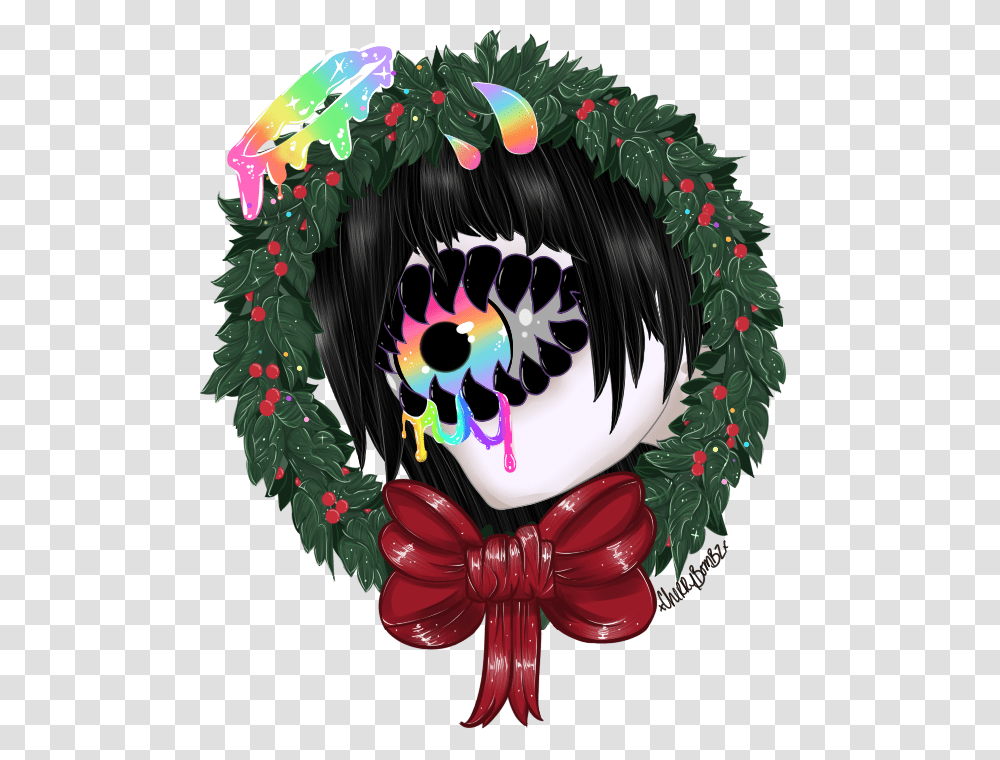 Christmas Wreath Ych Xenobaby, Doll Transparent Png