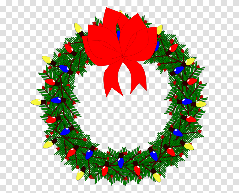 Christmas Wreaths Clip Art Christmas Christmas Day, Leaf, Plant, Pattern Transparent Png