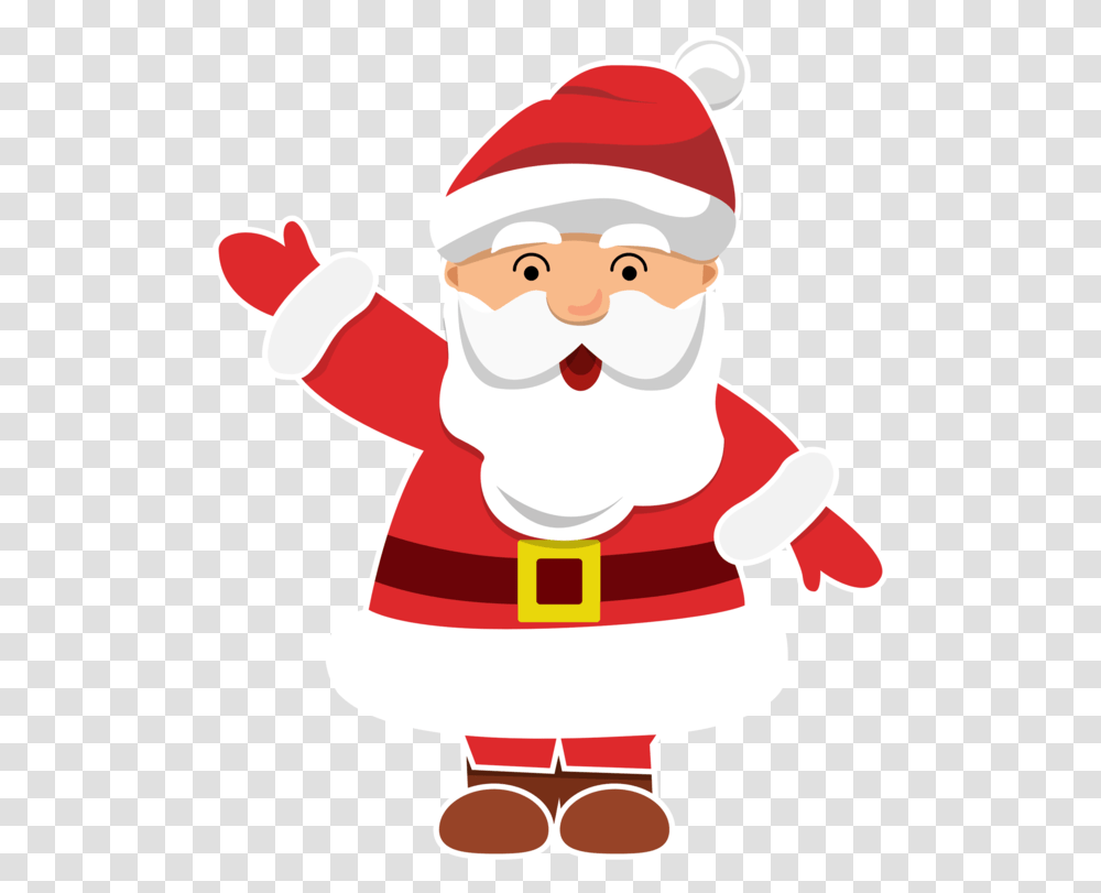 Christmaschristmas Ornamentchristmas Decoration Santa Waving Clipart, Elf, Snowman, Winter, Outdoors Transparent Png