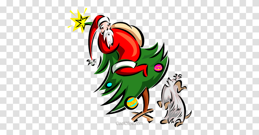 Christmasdog Barking, Tree, Plant, Ornament, Bird Transparent Png