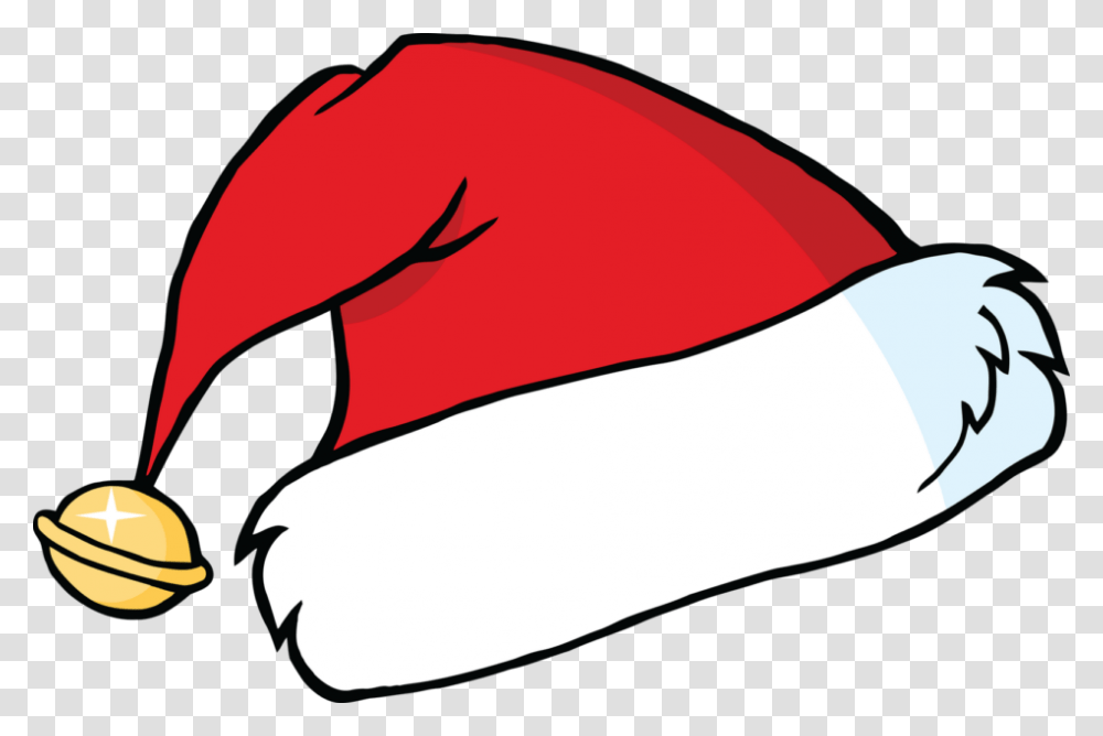 Christmasta Hat Outline Marvelous Picture Ideas Claus Black Icon, Animal, Bird, Swan, Baseball Cap Transparent Png