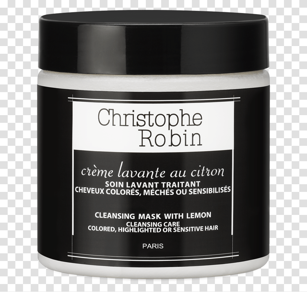 Christophe Robin Cleansing Mask With Lemon, Cosmetics, Bottle, Aftershave, Deodorant Transparent Png