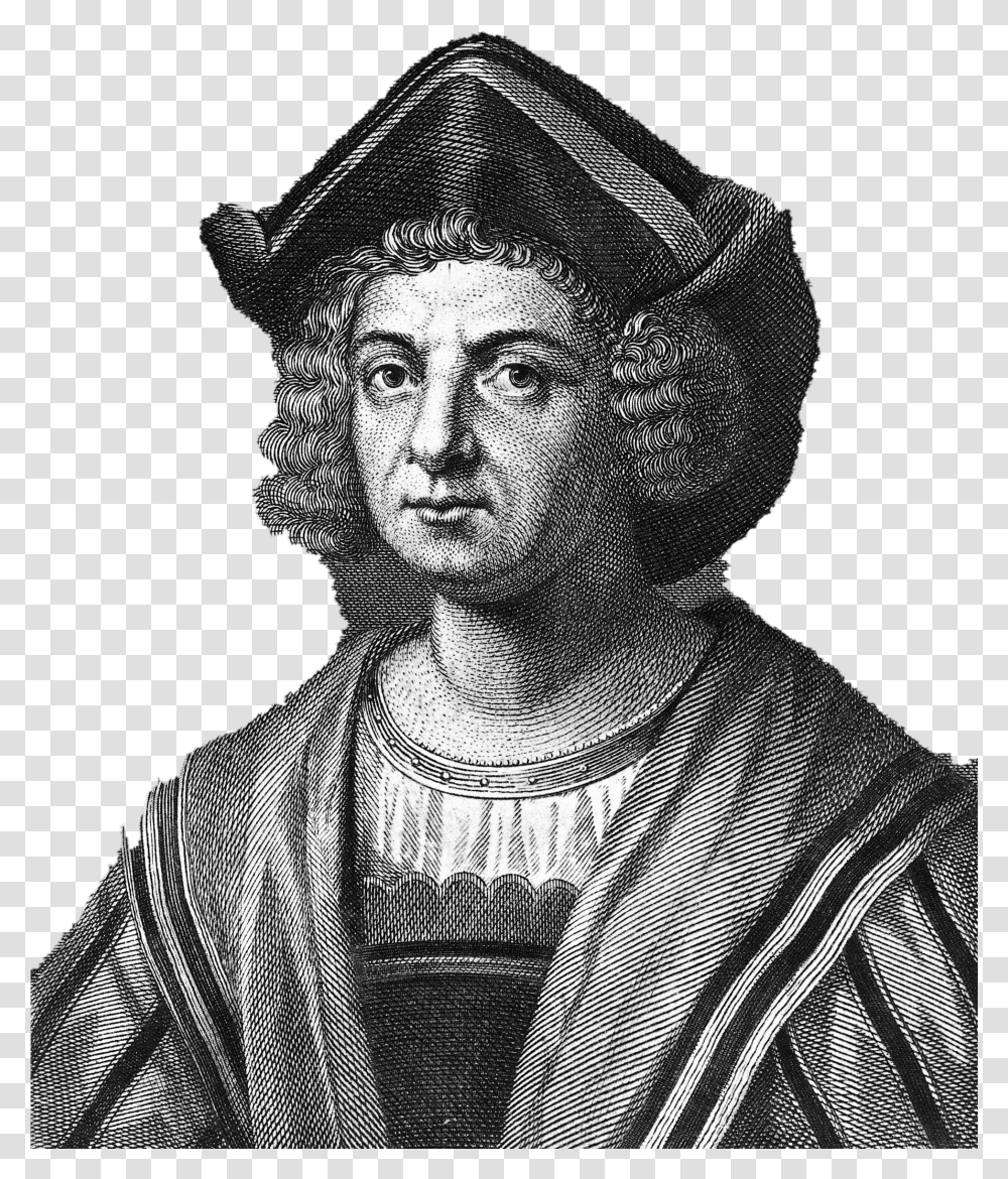 Christopher Columbus Image Christopher Colombo, Drawing, Person, Human Transparent Png
