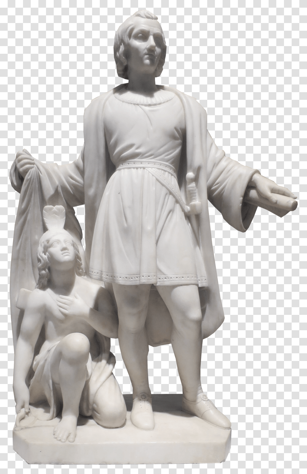 Christopher Columbus Mary Edmonia Lewis, Figurine, Person, Human, Sculpture Transparent Png