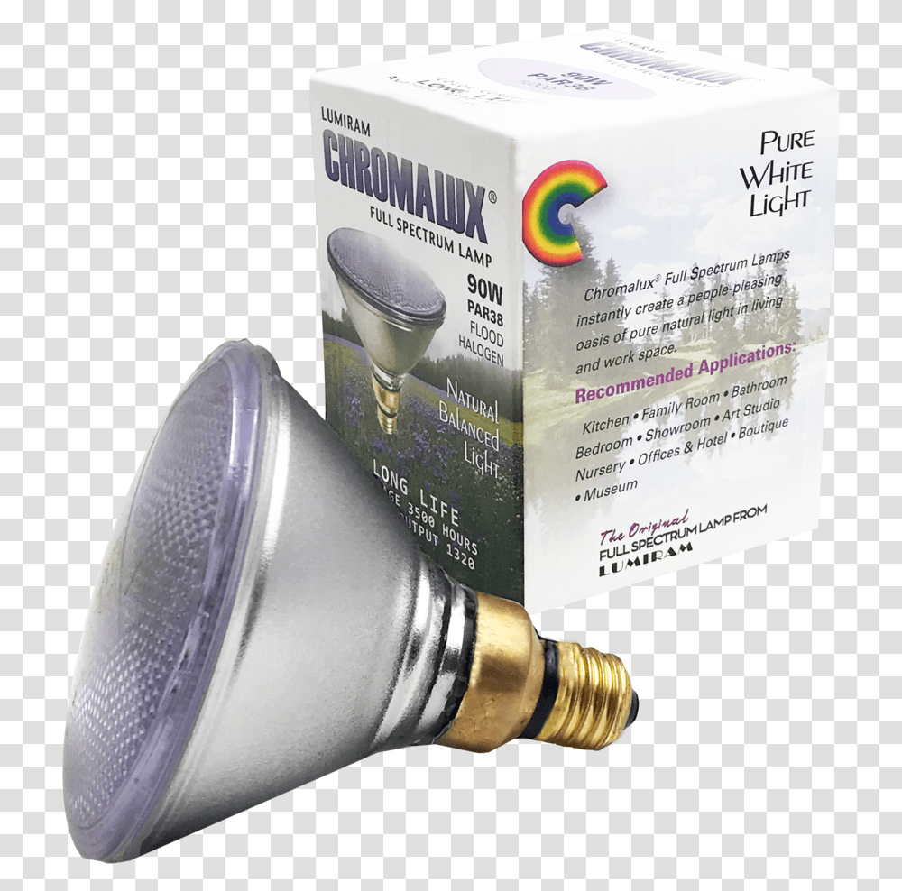 Chromalux Full Spectrum Halogen Par Lamp Compact Fluorescent Lamp, Light, Lightbulb, Lighting Transparent Png