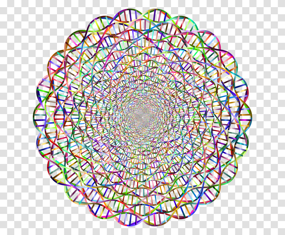 Chromatic Dna Helix Vortex 2 No Background Double Helix Circle, Purple, Lighting, Rug Transparent Png