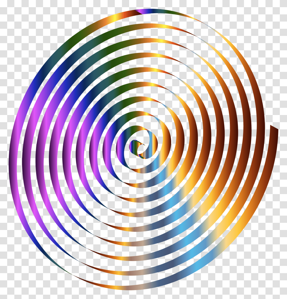 Chromatic Spiral Icons, Coil, Rug, Ornament Transparent Png