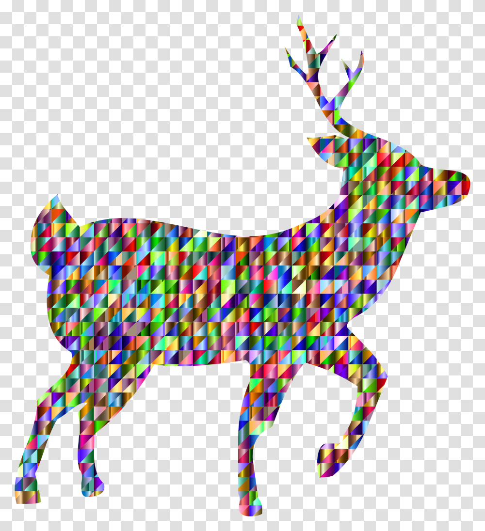 Chromatic Triangular Deer Clip Arts Portable Network Graphics, Mammal, Animal, Wildlife, Person Transparent Png