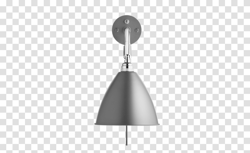 Chrome And Black Wall Light, Lamp, Lampshade, Lighting Transparent Png