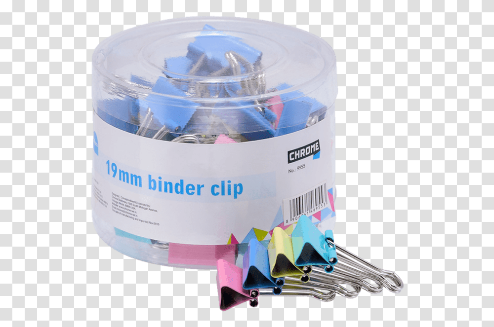 Chrome Binder Clip 19mm Chrome Binder Clip 32mm 36 Pc Jar Box Of, Paper Transparent Png