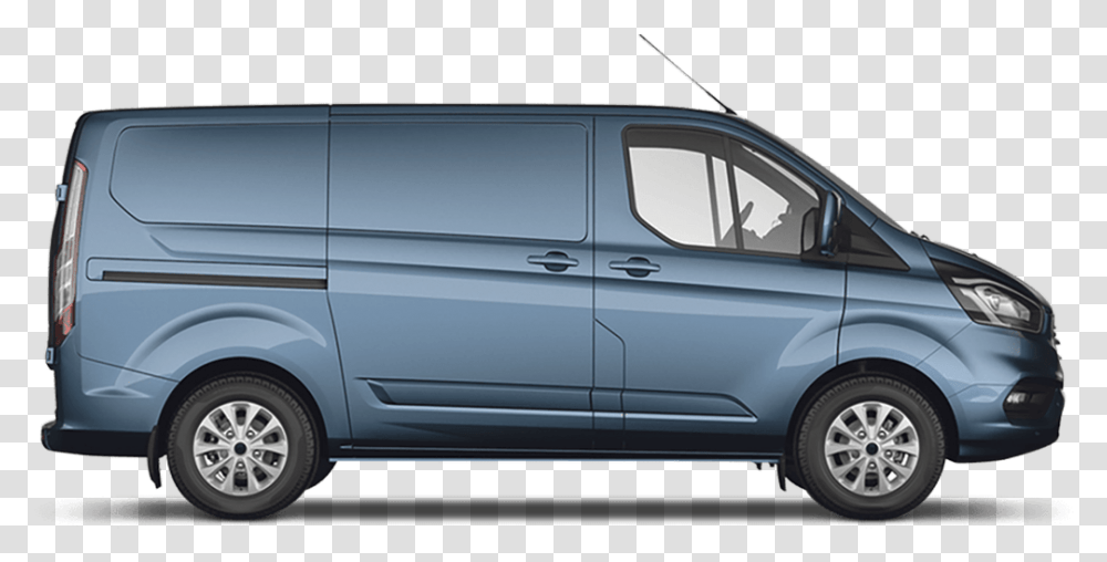 Chrome Blue Ford Transit Custom, Van, Vehicle, Transportation, Minibus Transparent Png