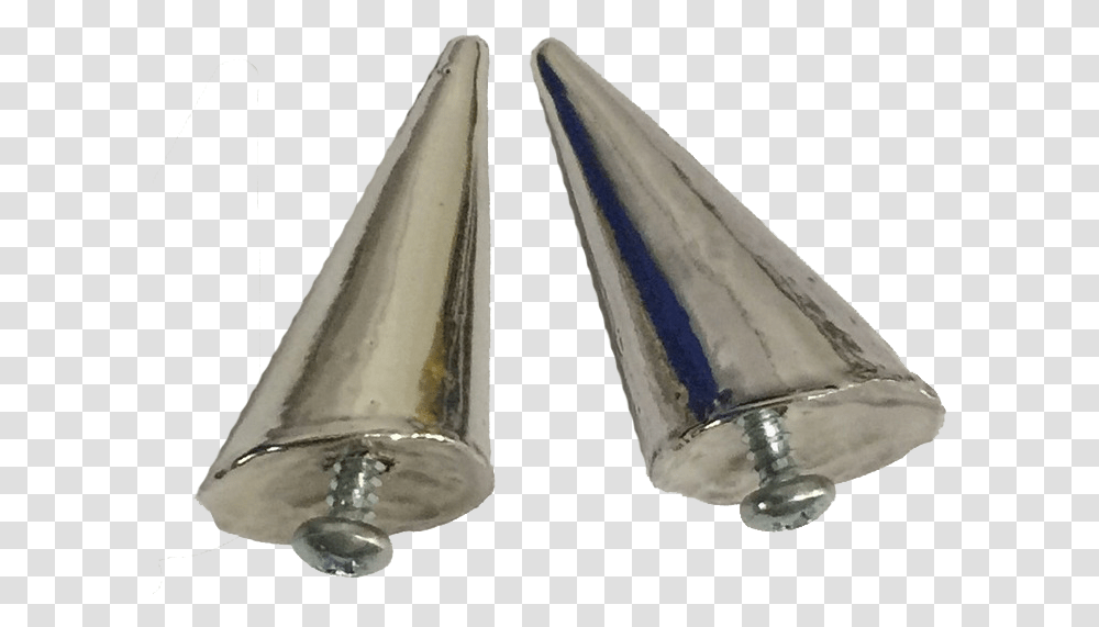 Chrome Bull Horns, Cone, Aluminium, Lamp Transparent Png