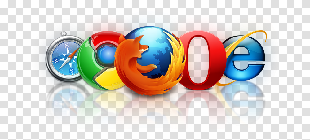 Chrome Firefox Safari, Light, Neon Transparent Png