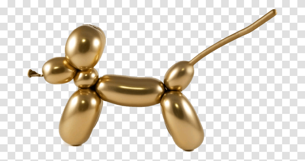 Chrome Gold Real Latex Balloon Dog Nopoppy Balloons, Sphere, Bronze, Propeller, Machine Transparent Png