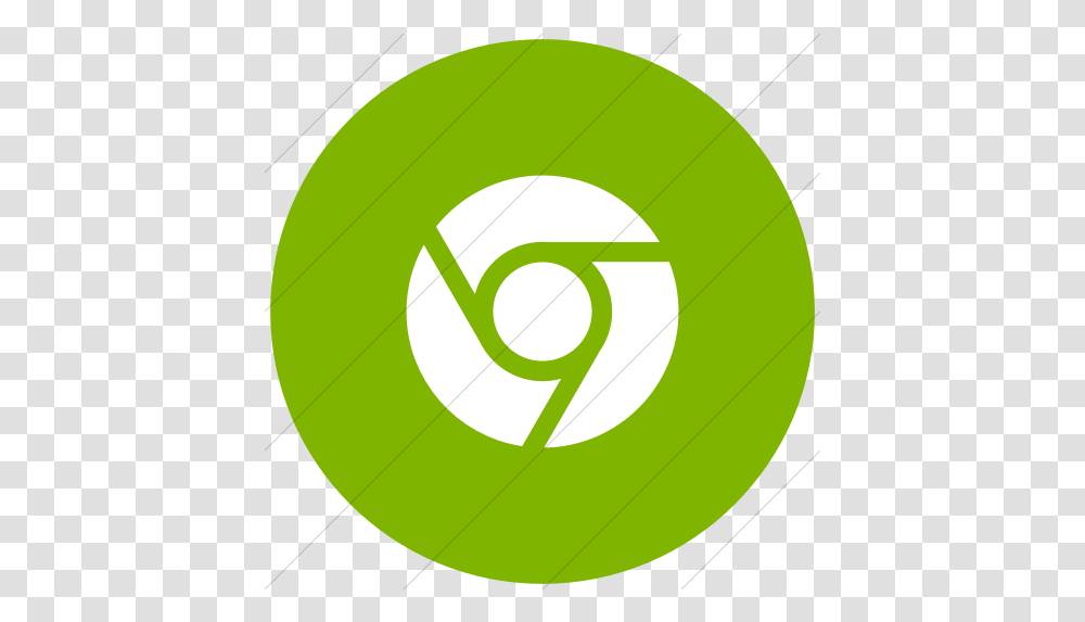 Chrome Icon Flat 332612 Free Icons Library Logo Green Chrome Icon, Tennis Ball, Sport, Sports, Symbol Transparent Png