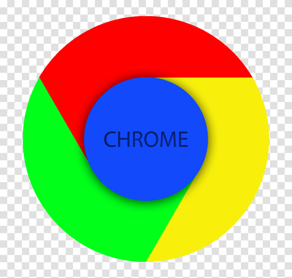 Chrome Logo, Trademark, Light Transparent Png