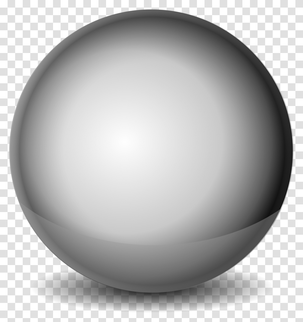 Chrome Metal Ball Orb Vector, Sphere Transparent Png