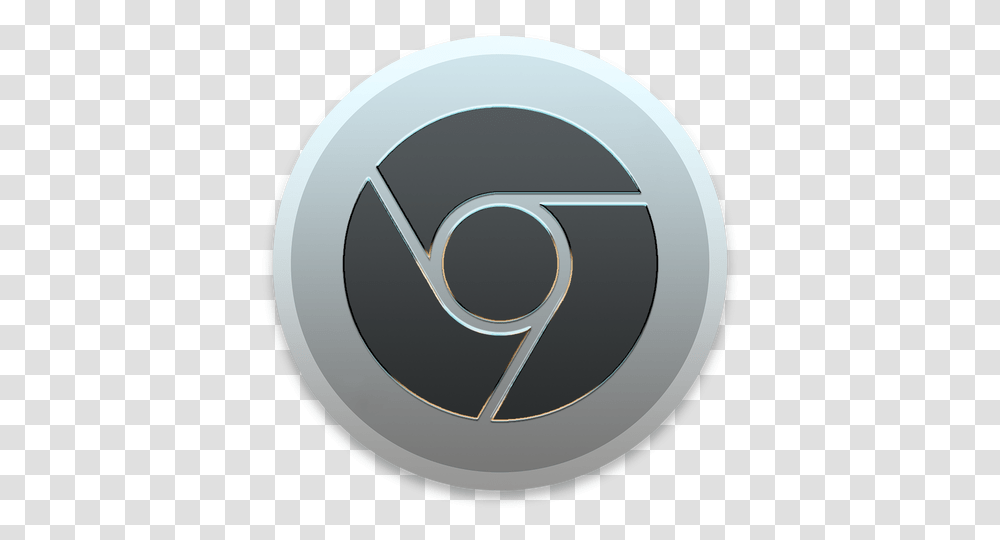 Chrome Metal & Clipart Free Download Ywd Black Google Chrome Icon, Logo, Symbol, Trademark, Badge Transparent Png