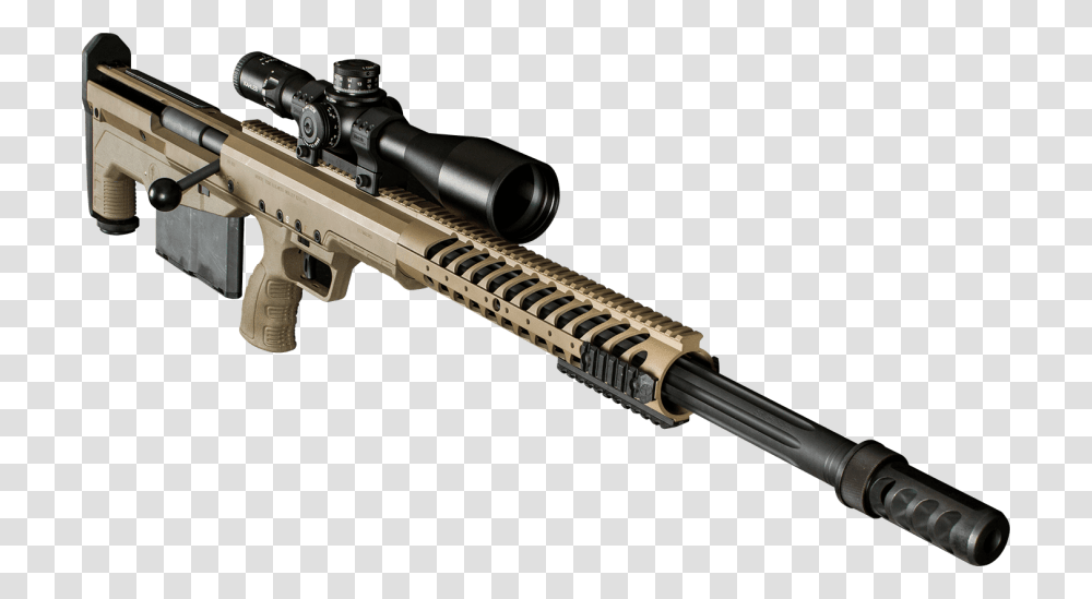 Chrome Sniper, Gun, Weapon, Weaponry, Rifle Transparent Png