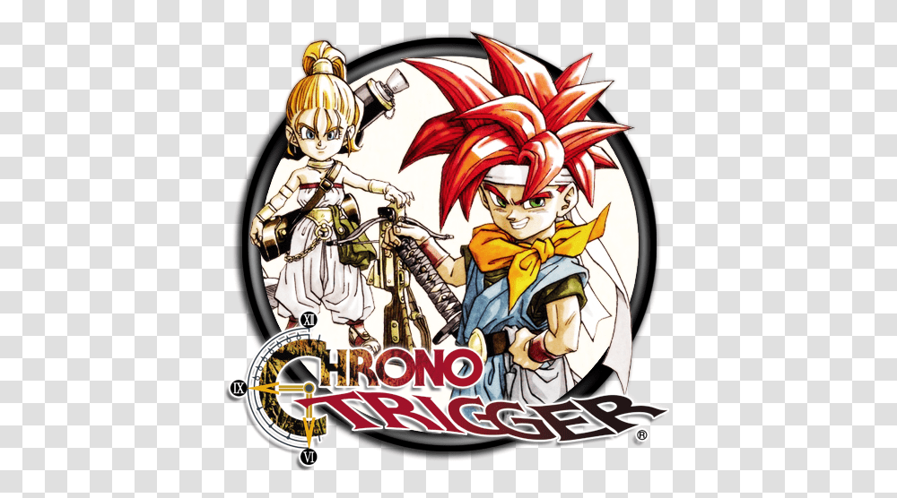 Chrono Trigger Background Chrono Trigger Icon, Person, Wheel, Leisure Activities, Comics Transparent Png