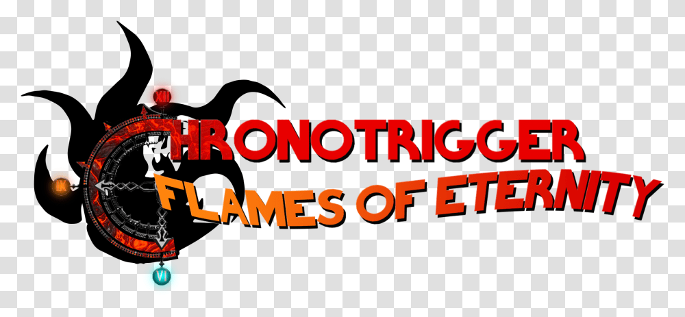 Chrono Trigger Flames Of Eternity Clear Logo Graphic Design, Alphabet, Word Transparent Png
