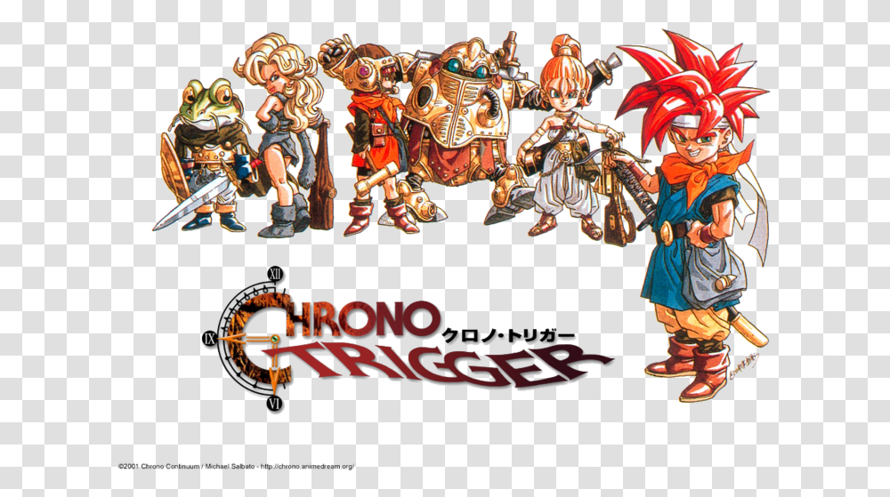 Chrono Trigger Photos Final Fantasy Chronicles Chrono Trigger Logo, Person, Crowd, Costume Transparent Png