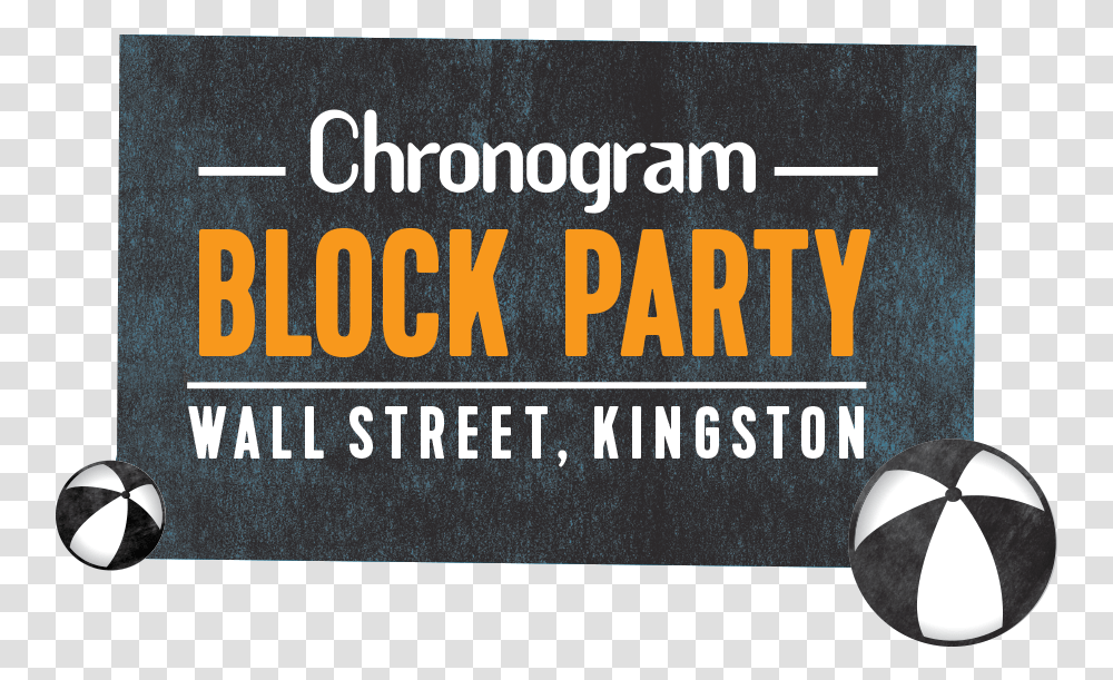 Chronogram Block Party Soccer Ball, Poster, Advertisement, Word Transparent Png