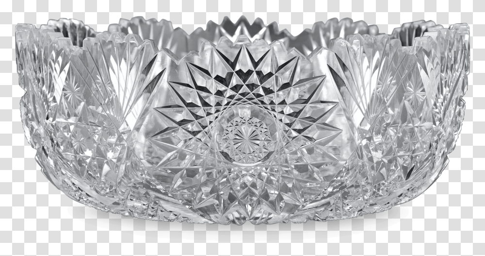Chrysanthemum Cut Glass Bowl By Hawkes Cut Glass Bowl, Foil, Aluminium, Diamond, Gemstone Transparent Png