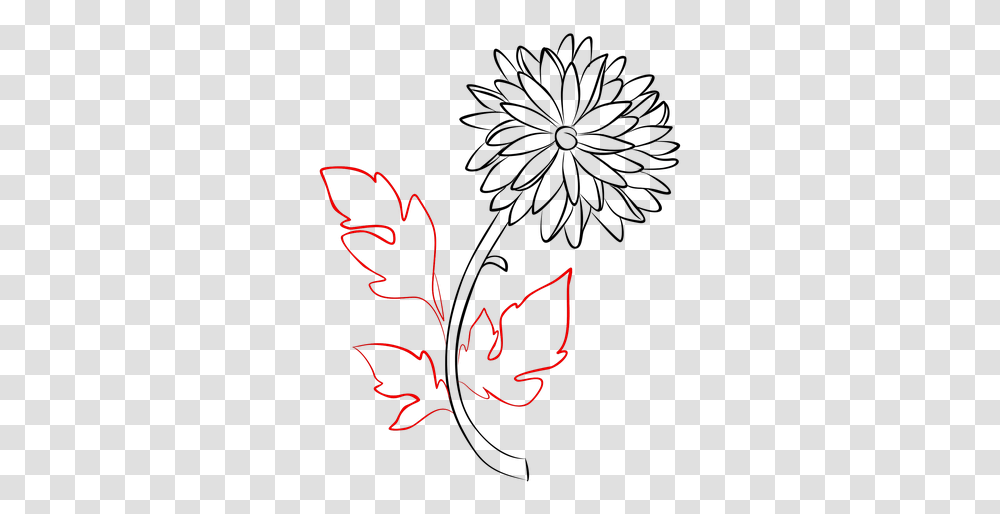 Chrysanthemum Drawing Floral, Graphics, Art, Dynamite, Bomb Transparent Png