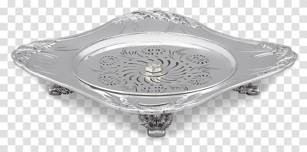 Chrysanthemum Sterling Silver Caviar Server By Tiffany, Light Fixture, Ceiling Light, Ivory Transparent Png