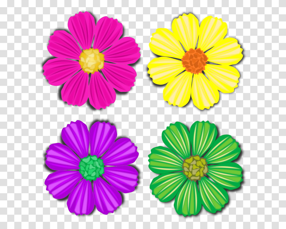 Chrysanths Flower Garden Cosmos Chrysanthemum Cartoon Clipart, Plant, Blossom, Daisy, Daisies Transparent Png