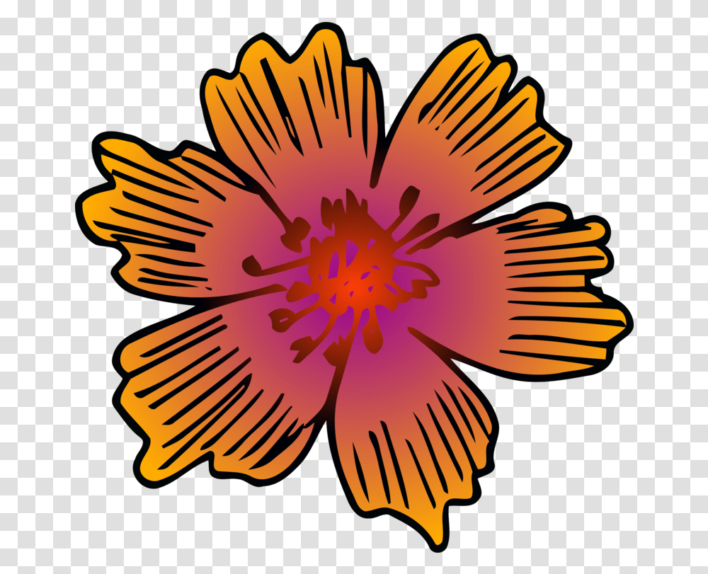 Chrysanthsplantflower Clipart Royalty Free Svg Symmetrical Flower Line, Anther, Blossom, Petal, Pollen Transparent Png