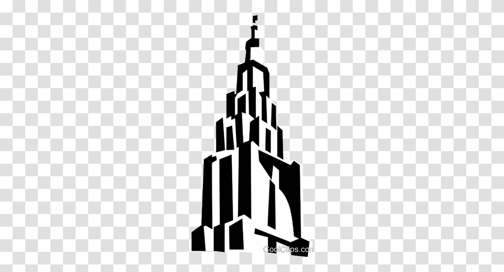 Chrysler Building Royalty Free Vector Clip Art Illustration, Architecture, Spire, Tower, Urban Transparent Png