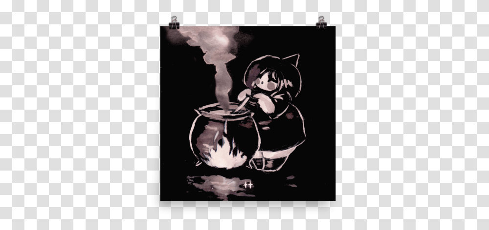 Chubby Witch Gif, Person, Human, Painting Transparent Png