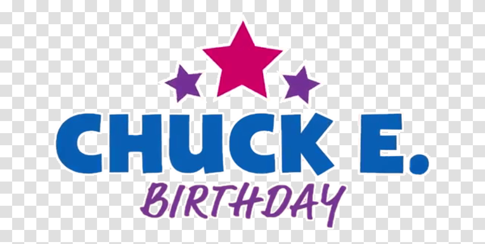 Chuck E Birthday Package Logo Chuck E Birthday Logo, Purple, Star Symbol Transparent Png