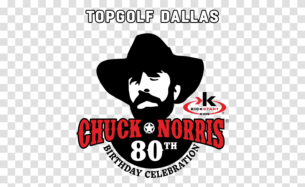 Chuck Norris 80th Birthday Celebration Chuck Norris 80th Birthday, Text, Advertisement, Stencil, Paper Transparent Png