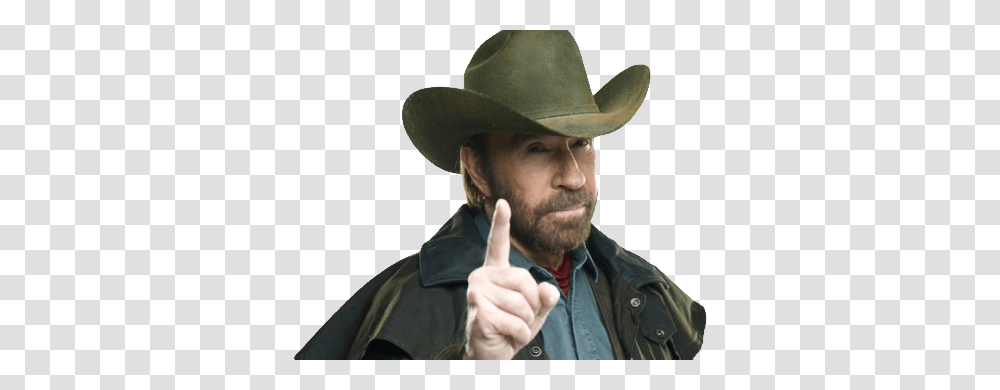 Chuck Norris, Celebrity, Apparel, Cowboy Hat Transparent Png